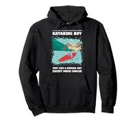 Whitewater Kayak Ragazzo Come Un Ragazzo Normale Tranne Molto più Fresco Felpa con Cappuccio