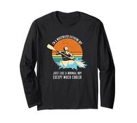 Whitewater Kayak Ragazzo Come Un Ragazzo Normale Tranne Molto più Fresco Maglia a Manica