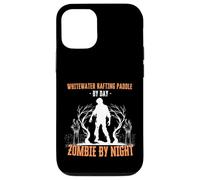 Whitewater Rafting Paddle by Day Zombie by Night Halloween Custodia per iPhone 12/12 Pro