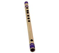 Whitewhale - Flauto indiano Bansuri in bambù, strumenti musicali indiani per uso professionale 20" blue