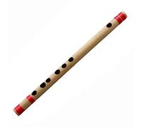 Whitewhale - Flauto indiano Bansuri in bambù, strumenti musicali indiani per uso professionale 20" red
