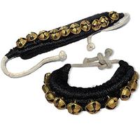 Whitewhale Handmade indiano classico Ghungroo danza Bharatnatyam accessori, Kuchipudi, Odissi Ghungru per Dancer, piedi (40 campane + 40 campane) 12. Number 10 + 10 bells