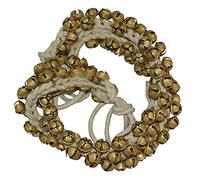 Whitewhale Handmade indiano classico Ghungroo danza Bharatnatyam accessori, Kuchipudi, Odissi Ghungru per Dancer, piedi (25 campane + 25 campane) 18. Number 75+75 bells