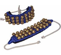 Whitewhale Handmade indiano classico Ghungroo danza Bharatnatyam accessori, Kuchipudi, Odissi Ghungru per Dancer, piedi (40 campane + 40 campane) 16. Number 30 + 30 bells