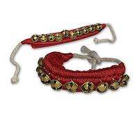 Whitewhale Handmade indiano classico Ghungroo danza Bharatnatyam accessori, Kuchipudi, Odissi Ghungru per Dancer, piedi (40 campane + 40 campane) 12. Number 10 + 10 bells