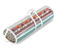 Whitmor 6044-4924 Gift Wrap Organizer, Clear
