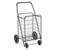 Whitmor 6318-2678 Deluxe Rolling Utility Carrello, Nero, XL