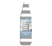 Whitmor 6880 - 100-strplma Scorch Resistant copriasse da Stiro con Pad, Paloma Gray Stripe