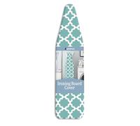 Whitmor Copriasse da Stiro Reversibile e Cuscinetto, Colore: Turchese, 54 x 15 cm