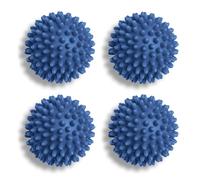 Whitmor - Set di 4 sfere per asciugatrice, alternativa ecologica all'ammorbidente, colore blu