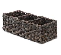 Whitmor Split Rattique Tank Topper Driftwood Serbatoio, PE/Acciaio, Marrone, 14"x6"x4"