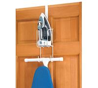 Whitmor Wire Over The Door - Contenitore per Ferro e ASSE da Stiro, Organizer per riporre Ferro da Stiro