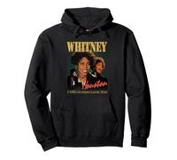 Whitney Houston - Collage con Scritta I Will Always Love You Felpa con Cappuccio