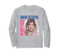 Whitney Houston Exhale Distressed Foto Maglia a Manica