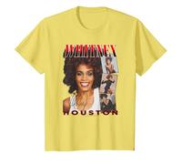 Whitney Houston Face Photos Maglietta, Bambini, Limone, 12 Anni