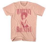Whitney Houston Monocromatico Con Licenza Ufficiale Adulto T-Shirt