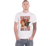 Whitney Houston - T-Shirt # Xxl Unisex White # 90S Homage