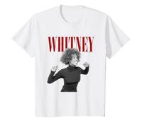 Whitney Houston Wanna Dance Maglietta, Bambini, Bianco, 3 Anni