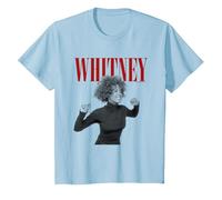 Whitney Houston Wanna Dance Maglietta, Bambini, Celeste, 8 Anni