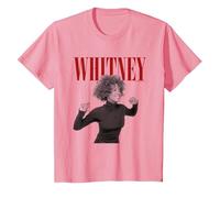 Whitney Houston Wanna Dance Maglietta, Bambini, Rosa, 8 Anni