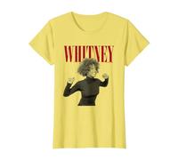 Whitney Houston Wanna Dance Maglietta, Donna, Limone, S