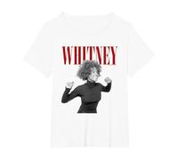 Whitney Houston Wanna Dance Maglietta, Donna Plus-Size, Bianco, 1X