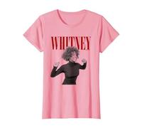 Whitney Houston Wanna Dance Maglietta, Donna, Rosa, L
