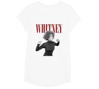 Whitney Houston Wanna Dance Maglietta, Ragazze, Bianco, S