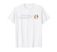 Whitney Houston Whitney Logo 60° compleanno nero e oro Maglietta