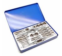 Whitworth Rubinetto and Die Set BSW British Standard 23pz Acciaio legato TE106