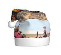 WHJDPP Abandoned Magic House Picture Christmas Hat for Adult for Christmas, Halloween, Capodanno, saldi, promozioni