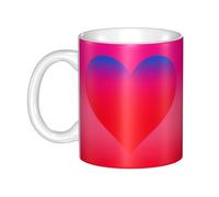 WHJDPP Amante cambia colore amore Foto tazza in ceramica Tazze per cappuccino, latte, cereali, yogurt, latte, bevande calde o fredde Forno a microonde