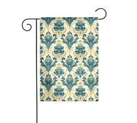 WHJDPP Bandiere da giardino con stampa di fiori di Ercole 30,5 x 45,7 cm, per decorazione da cortile, larghezza di posizione del palo di 3 cm (solo bandiera, asta non inclusa)