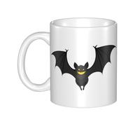 WHJDPP Bats in the dark Tazza in ceramica per cappuccino, latte, cereali, yogurt, latte, bevande calde o fredde forno a microonde