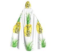 WHJDPP Be a Pineapple Prints - Mantello con cappuccio lungo e confortevole