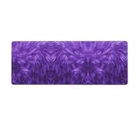 WHJDPP Bellissimo tappetino per mouse esteso con stampe in peluche viola 30,5 x 80 cm