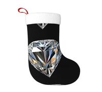 WHJDPP Bright Jewelry Star Printing Christmas calze decorative per decorare durante Halloween, Natale e Capodanno