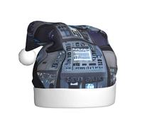 WHJDPP Cabin of the Future Picture Christmas Hat for Adult for Christmas, Halloween, Capodanno, saldi, promozioni