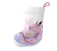 WHJDPP Calza decorativa natalizia con stampa koala in the bubble per decorare uffici, alberi di Natale