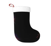 WHJDPP Calze decorative natalizie con stampa di due soli, per decorare Halloween, Natale e Capodanno