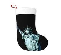 WHJDPP Calzini decorativi natalizi Calza morbida Statua della Libertà Stampato leggero, con una buona sensazione tattile per Halloween, Natale e Capodanno