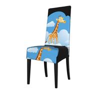 WHJDPP - Coprisedia rimovibile, motivo giraffa tra le nuvole, morbido, confortevole, per casa, hotel, banchetti di nozze, banchetti, conferenze, cerimonie