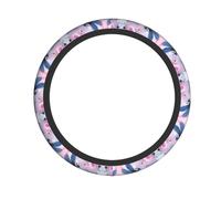 WHJDPP Coprivolante con stampa di libellule rosa e blu, in neoprene resistente per una migliore presa e protezione, misura universale per auto, camion, SUV e ATV, facile installazione e lavabile