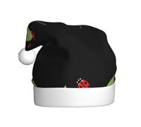 WHJDPP Cute leaves and ladybugs Picture Christmas Hat for Adult for Christmas, Halloween, Capodanno, saldi, promozioni