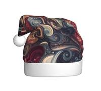 WHJDPP Display a colori diversi Immagine Cappelli di Natale peluche degli uomini e delle donne, tappi adulti del partito di festa di Capodanno