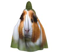 WHJDPP Il mantello con cappuccio per adulti con stampa di porcellini d'India è un poncho con cappuccio super grande, confortevole e resistente per Halloween