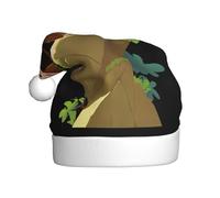 WHJDPP Little Monkey climbing the mountain Prints Cappello di Natale durevole per adulti per Halloween, Natale, Capodanno