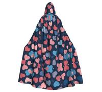 WHJDPP Lots of love Picture Adult Hooded Cloak è un poncho con cappuccio super grande, comodo e resistente per Halloween