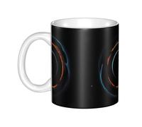 WHJDPP Mysterious Cosmic Black Holes Tazza in ceramica per cappuccino, latte, cereali, yogurt, latte, bevande calde o fredde Forno a microonde