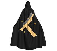 WHJDPP Strisce e pois Picture Adult Hooded Cloak è un poncho con cappuccio super grande, confortevole e resistente per Halloween